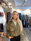 Khaki Suede Jacket