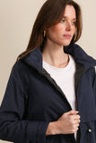 Navy Waterproof Trench Coat