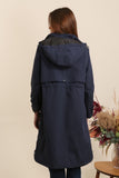 Navy Waterproof Trench Coat
