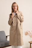 Beige waterproof Trench Coat