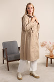 Beige waterproof Trench Coat