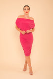 OXYGEN Jersey Dress - Pink