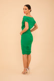 OXYGEN JERSEY DRESS - Emerald Green