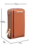 CLASSIC PHONE BAG: TAN