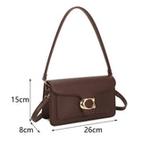 Coffee Brown Flap over Bag