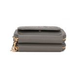Compact Crossbody Phone Bag with Built-in Wallet: Wine