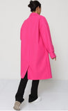 Pink Longline Coat