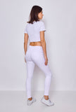 White Skinny Push up Jean