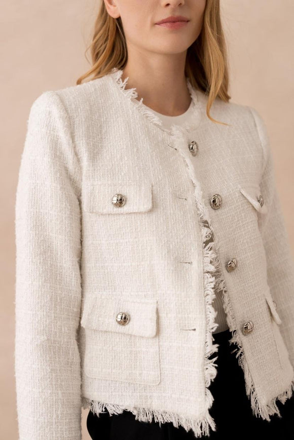 Alexia jacket in Ivory