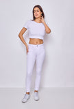 White Skinny Push up Jean