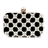 Black/Pearl Clutch Bag