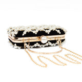 Black/Pearl Clutch Bag