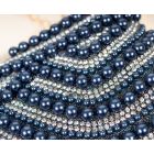 Blue Pearl Clutch Bag