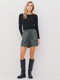 AVA SHORTS DARK GREEN
