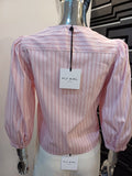 FLYGIRL pink stripe shirt
