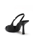 Black slingback heels