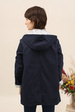 Navy Hooded Jacket