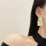 Marble Stone Earrings