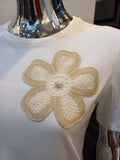 FLYGIRL pearl flower tshirt