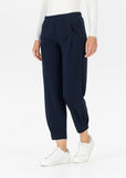 Rachael slouch cuff bottom navy Trousers
