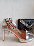 Eva Silver Sandal