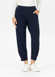 Rachael slouch cuff bottom navy Trousers