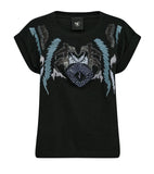 CLARISSA TEE - PETROL MIX