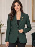 FLYGIRL Forest Green Blazer