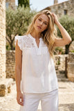 Ella Blouse White