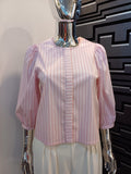 FLYGIRL pink stripe shirt