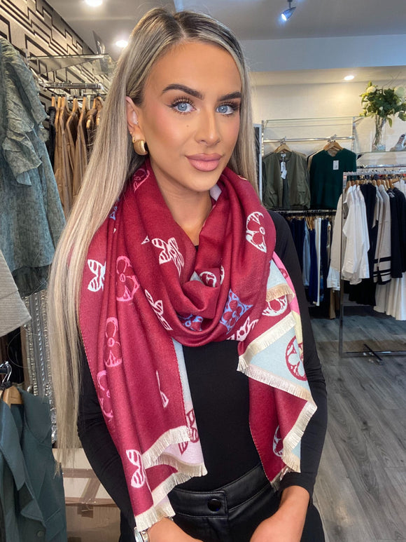 MULTICOLOUR REVERSIBLE SCARF