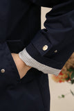 Navy Hooded Jacket
