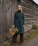 FLYGIRL Forest Green Coat