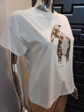FLYGIRL dog embellished tshirt