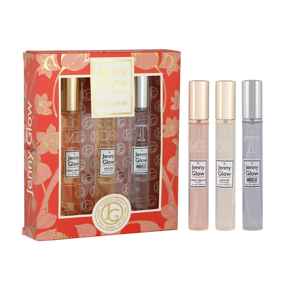 Jenny Glow
3 PCS Set 229 Carot Red, Adoor, Angelic Ladies