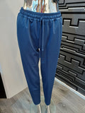 FLYGIRL navy/blue slinky trouser