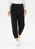 Rachael slouch cuff bottom black Trousers
