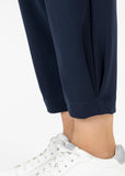 Rachael slouch cuff bottom navy Trousers