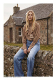 FLYGIRL Jacquard Blouse