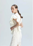 Kameya ecru lace dress