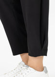 Rachael slouch cuff bottom black Trousers