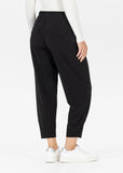 Rachael slouch cuff bottom black Trousers