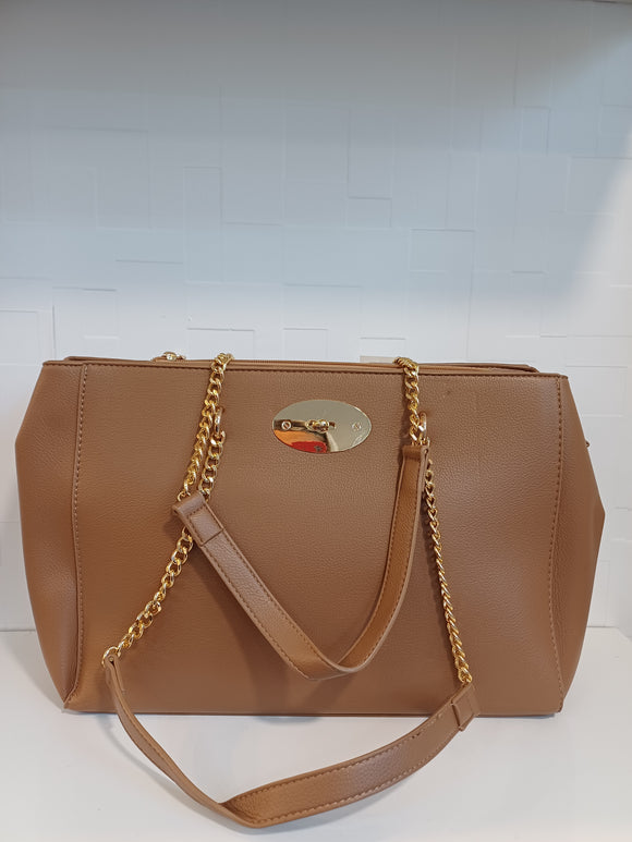 Tan Tote Bag