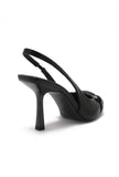 Black slingback heels