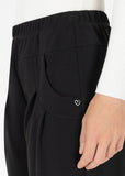 Rachael slouch cuff bottom black Trousers