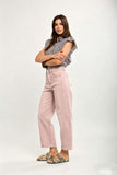 Toxik Barrel Jean Pink