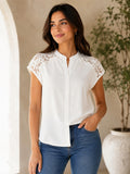 GOAGOA WHITE LACE SHIRT