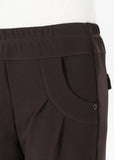 Rachell slouch cuff bottom Brown Trousers (winter fabric)