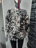 Noen black printed top