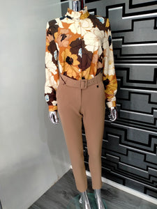 FLYGIRL CAMEL TROUSERS